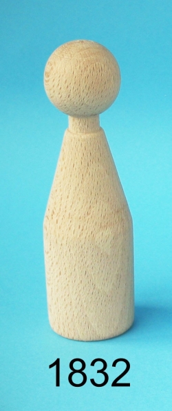 Figurine pale wood, hight 10cm