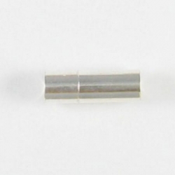 Plug-in closure, 5mm, silver colored